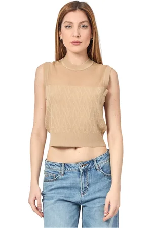 Armani Exchange Mujer, Camisetas, Marrón, Talla: XS