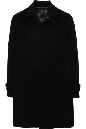 LARDINI Hombre, Abrigos, Negro, Talla: 3XL