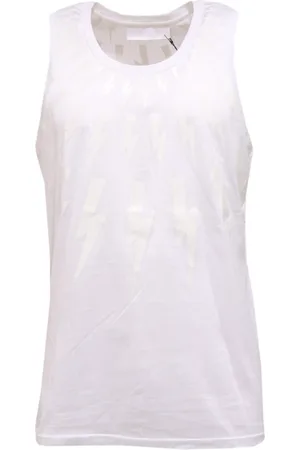 Neil Barrett Hombre, Camisetas, Blanco, Talla: L