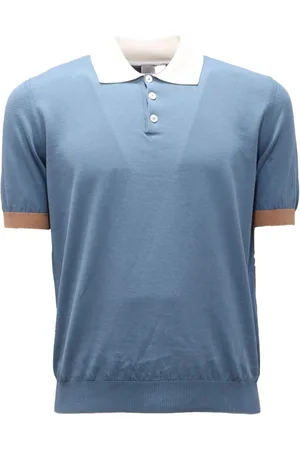 ELEVENTY Hombre, Camisetas, Azul, Talla: S