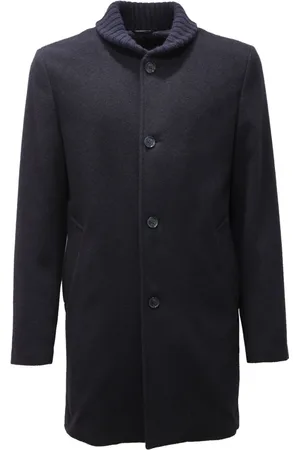 D.A. Daniele Alessandrini Hombre, Abrigos, Azul, Talla: L