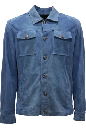 BARBA Hombre, Chaquetas, Azul, Talla: L
