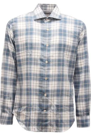 ELEVENTY Hombre, Camisas, Azul, Talla: S