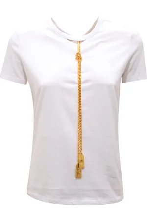 Elisabetta Franchi Mujer, Camisetas, Blanco, Talla: S