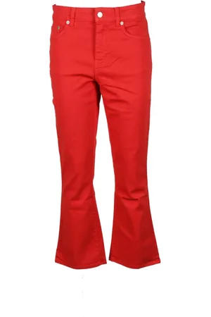 DEPARTMENT FIVE Mujer, Vaqueros, Rojo, Talla: W27