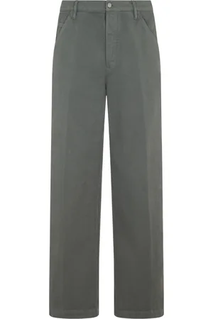 DRIES VAN NOTEN Hombre, Pantalones, Verde, Talla: W33