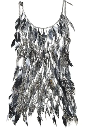 Paco rabanne Mujer, Camisetas, Gris, Talla: S
