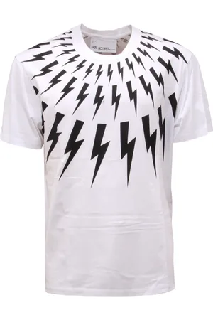 Neil Barrett Hombre, Camisetas, Blanco, Talla: 2XL