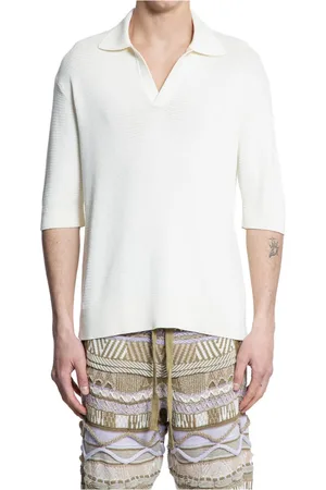LANEUS Hombre, Camisetas, Blanco, Talla: XL