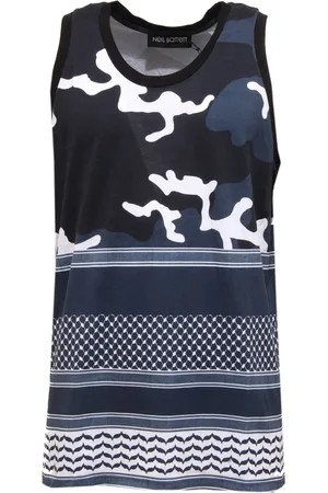 Neil Barrett Hombre, Camisetas, Azul, Talla: L