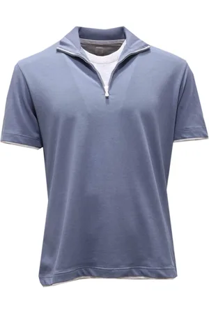 ELEVENTY Hombre, Camisetas, Azul, Talla: S