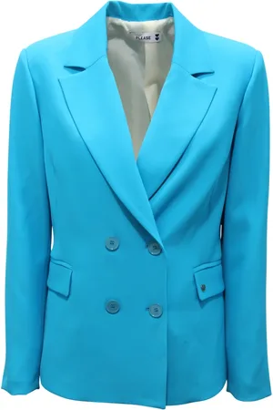 Please Mujer, Chaquetas, Azul, Talla: S