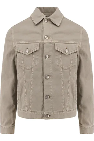 Brunello Cucinelli Hombre, Chaquetas, Gris, Talla: S