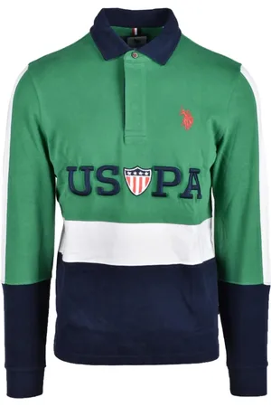 U.S. Polo Assn. Hombre, Camisetas, Azul, Talla: S