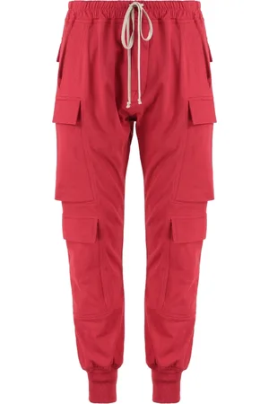 Rick Owens Hombre, Pantalones, Rojo, Talla: S