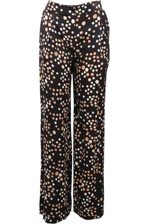 Diane von Furstenberg Mujer, Pantalones, Negro, Talla: L