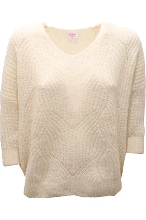 sun68 Mujer, Jerseys, Blanco, Talla: S