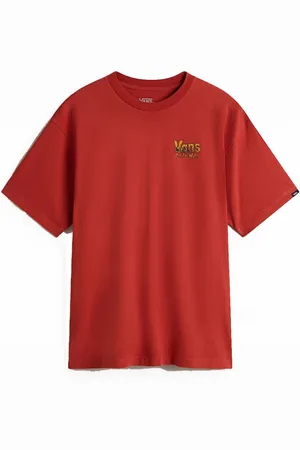 Vans Hombre, Camisetas, Rojo, Talla: L