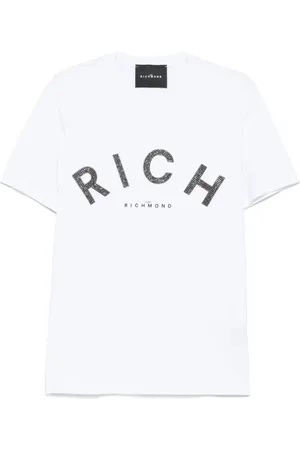 John Richmond Hombre, Camisetas, Blanco, Talla: XL