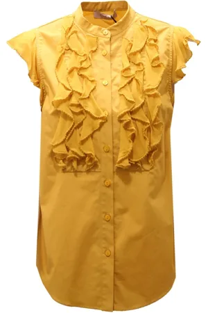 Twin-Set Mujer, Blusas y Camisas, Amarillo, Talla: S