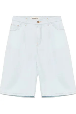 SEMICOUTURE Mujer, Pantalones cortos, Azul, Talla: 2XS