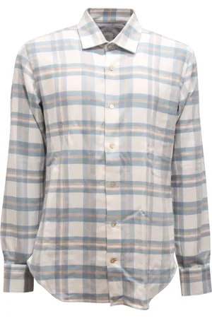 ELEVENTY Hombre, Camisas, Azul, Talla: M