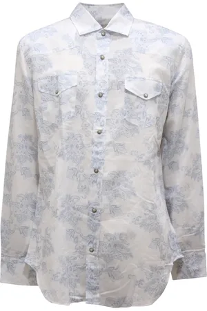 ELEVENTY Hombre, Camisas, Azul, Talla: L