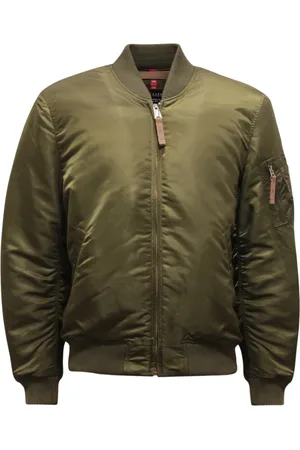 Alpha Industries Hombre, Chaquetas, Verde, Talla: M