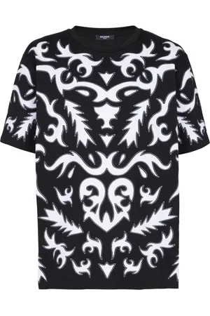 Balmain Hombre, Camisetas, Negro, Talla: XL