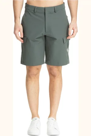 EA7 Hombre, Pantalones cortos, Verde, Talla: M