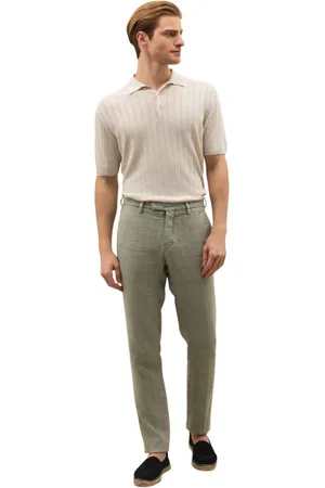 Boglioli Hombre, Pantalones, Verde, Talla: S