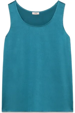 Oltre Mujer, Camisetas, Azul, Talla: 2XL