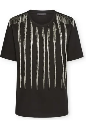Elena Miro Mujer, Camisetas, Negro, Talla: 2XL