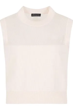 Armani Exchange Mujer, Camisetas, Blanco, Talla: M