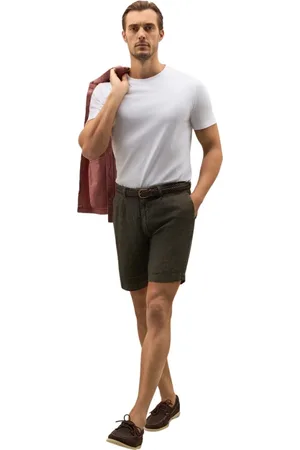 Boglioli Hombre, Pantalones cortos, Verde, Talla: S