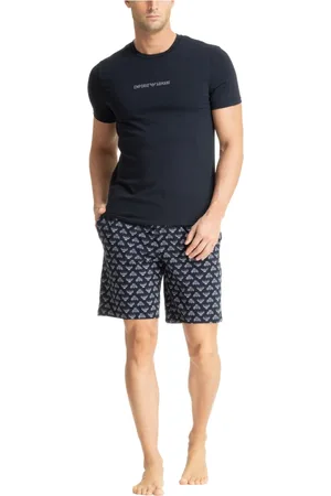 Emporio Armani Hombre, Pijama, Azul, Talla: M