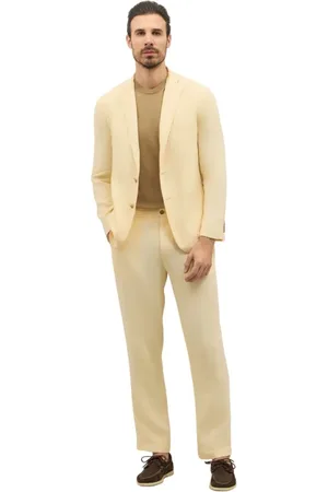 Boglioli Hombre, Trajes, Amarillo, Talla: L