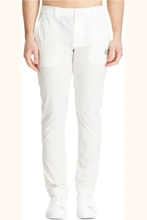 EA7 Hombre, Pantalones, Blanco, Talla: M