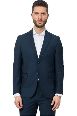 MULISH Hombre, Chaquetas, Azul, Talla: M