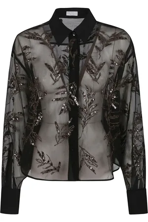 Brunello Cucinelli Mujer, Blusas y Camisas, Negro, Talla: M