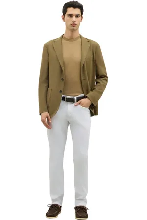 Boglioli Hombre, Pantalones, Blanco, Talla: W38