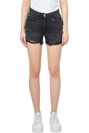 John Richmond Mujer, Pantalones cortos, Negro, Talla: W27