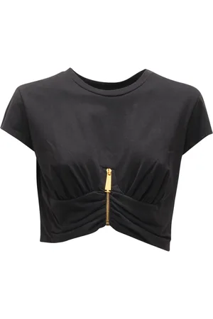 Elisabetta Franchi Mujer, Camisetas, Negro, Talla: S