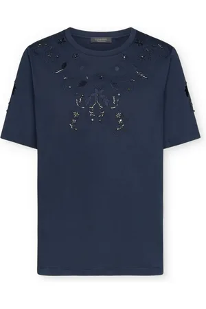 Elena Miro Mujer, Camisetas, Azul, Talla: XS