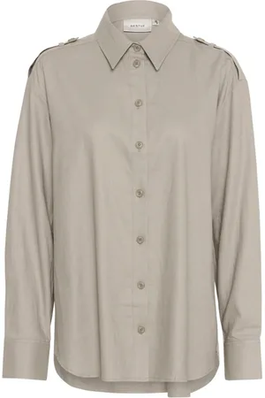 Gestuz Mujer, Blusas y Camisas, Gris, Talla: 2XS