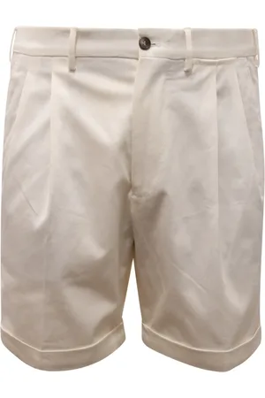 Biagio Santaniello Hombre, Pantalones cortos, Blanco, Talla: S