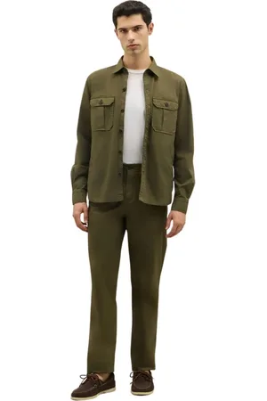 Boglioli Hombre, Pantalones, Verde, Talla: 3XL