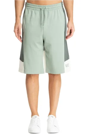 EA7 Hombre, Pantalones cortos, Verde, Talla: M