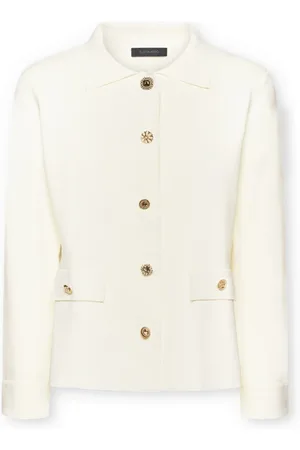 Elena Miro Mujer, Chaquetas, Blanco, Talla: L