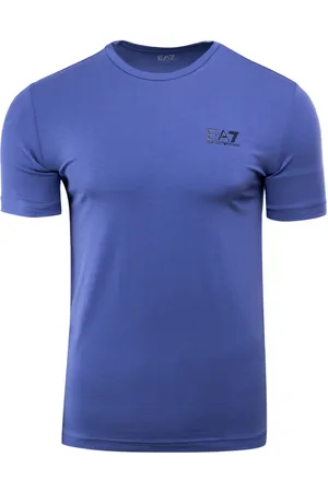 EA7 Hombre, Camisetas, Azul, Talla: M